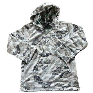 Tiny Whales Camo Print Hooded Lightweight Sweatshirt 8